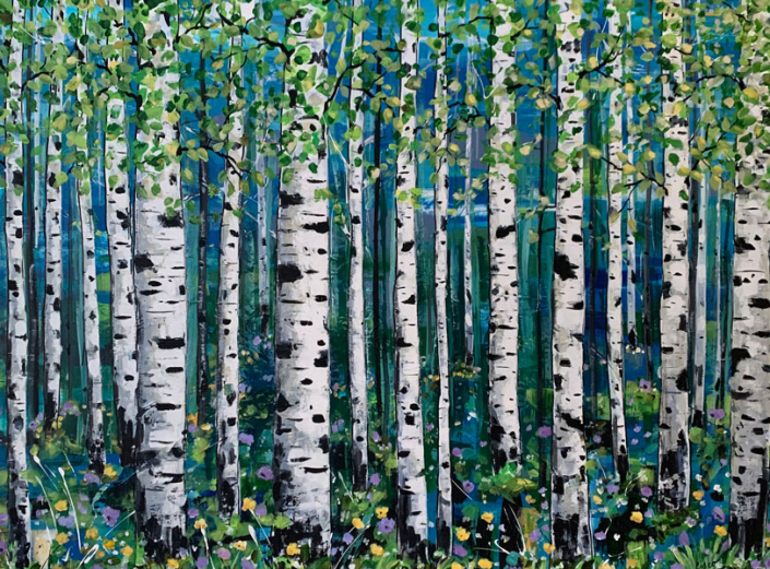 Canadian Artist Cisco - Treescape Paintings