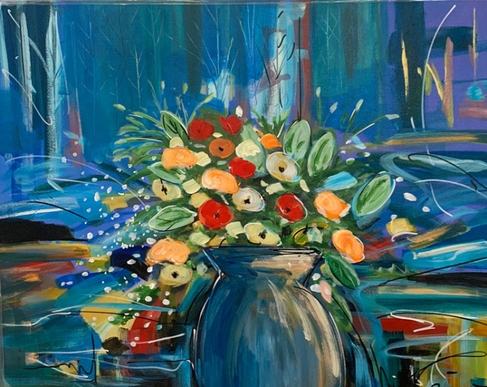 Canadian Artist Cisco - Floral Flower Paintings