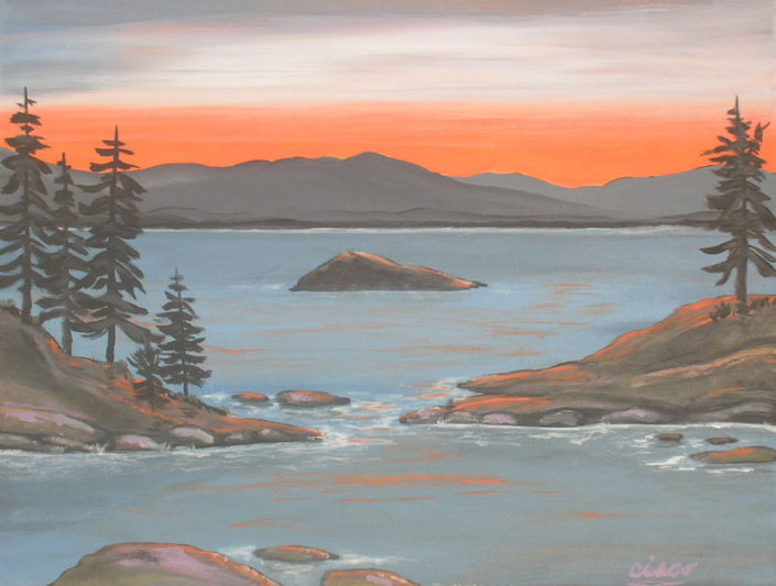 Artist Cisco - Canadian Landscape Paintings - Seascape Paintings