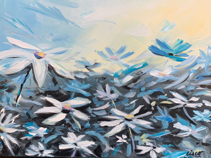 Canadian Artist Cisco - Floral Flower Paintings