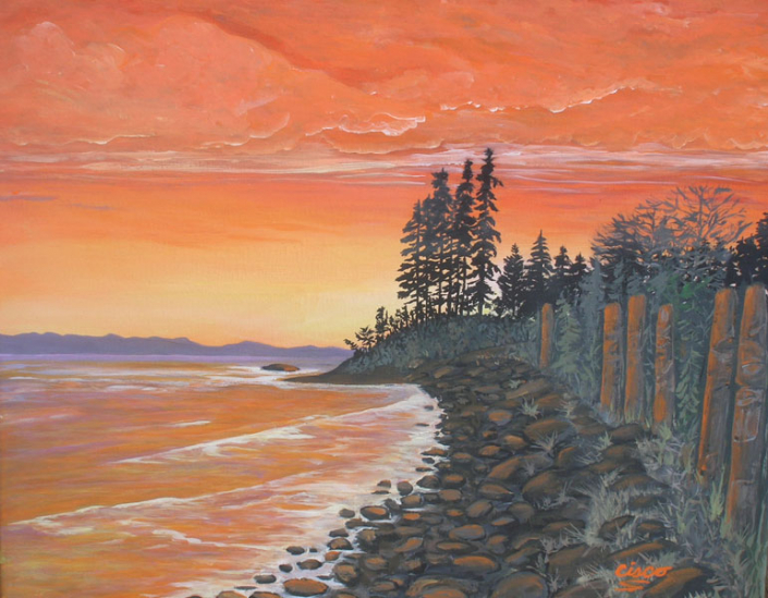 Artist Cisco - Canadian Landscape Paintings - Seascape Paintings
