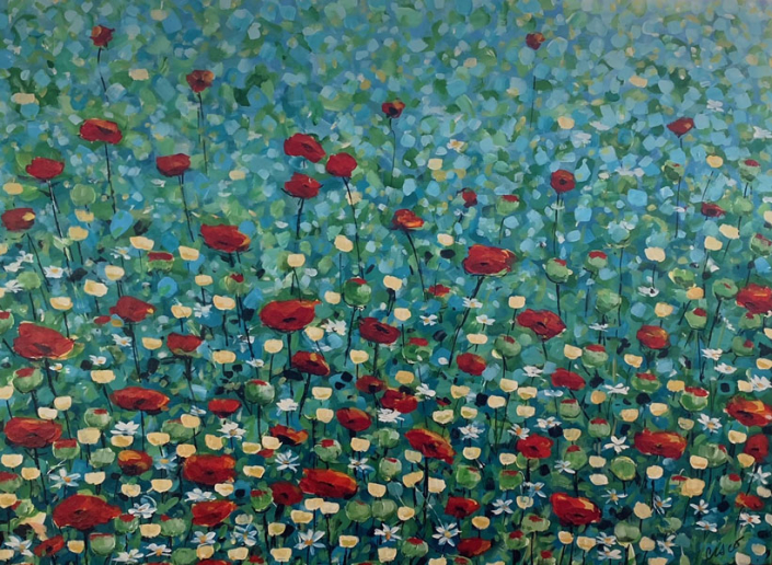 Artist Cisco - Flower - Floral Paintings