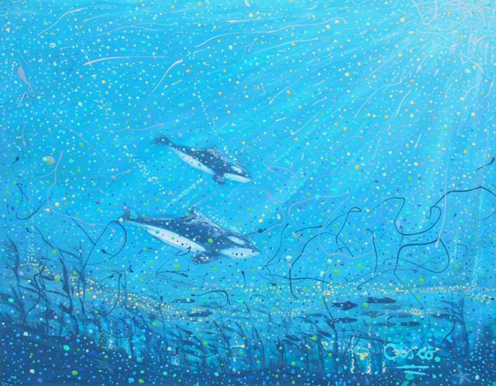Artist Cisco - Whale Painting