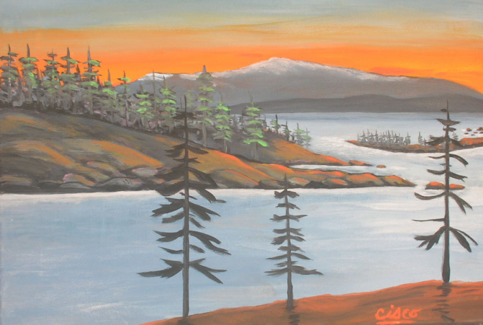 Artist Cisco - Canadian Landscape Paintings - Seascape Paintings